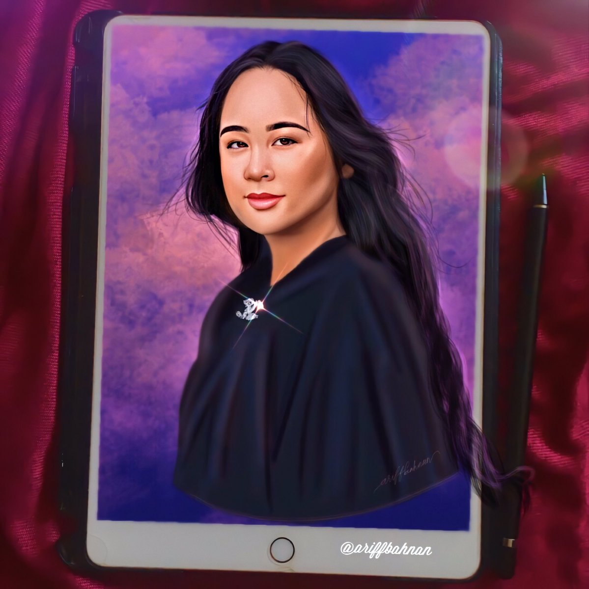ariffbhnan's tweet photo. My digital drawing of Y.D.P.A Sultan Abdullah’s family that i’ve done . tbh, gambar Y.D.P.A Sultan Abdullah yang agak sukar sebab kena banyak detail dekat bahagian tengkolok &amp; muka . 🙆🏻‍♂️☺️ https://t.co/zrBSnZkn4R