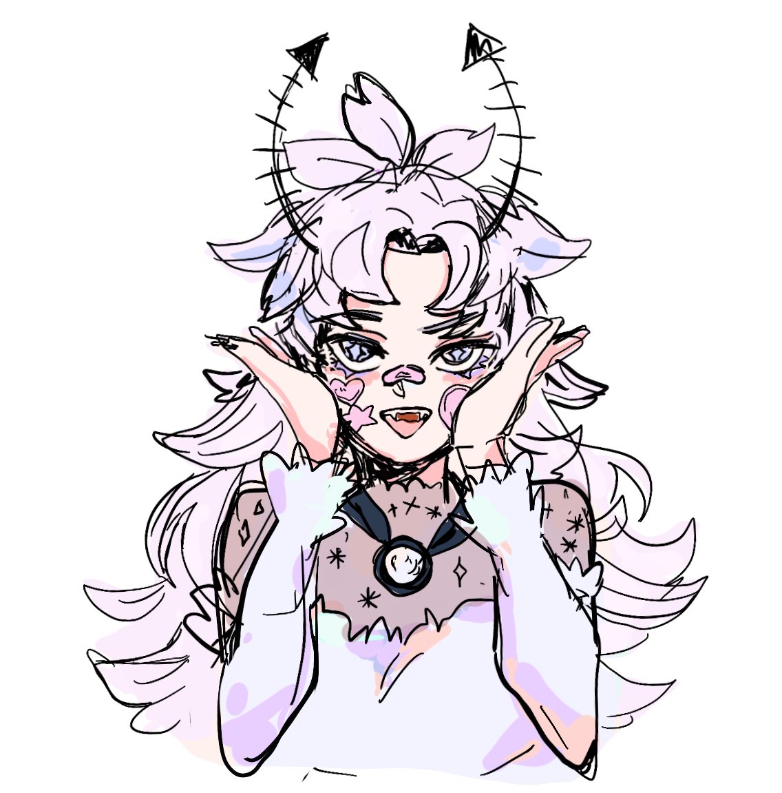 reposting some doodles of her here ? ^q^ 