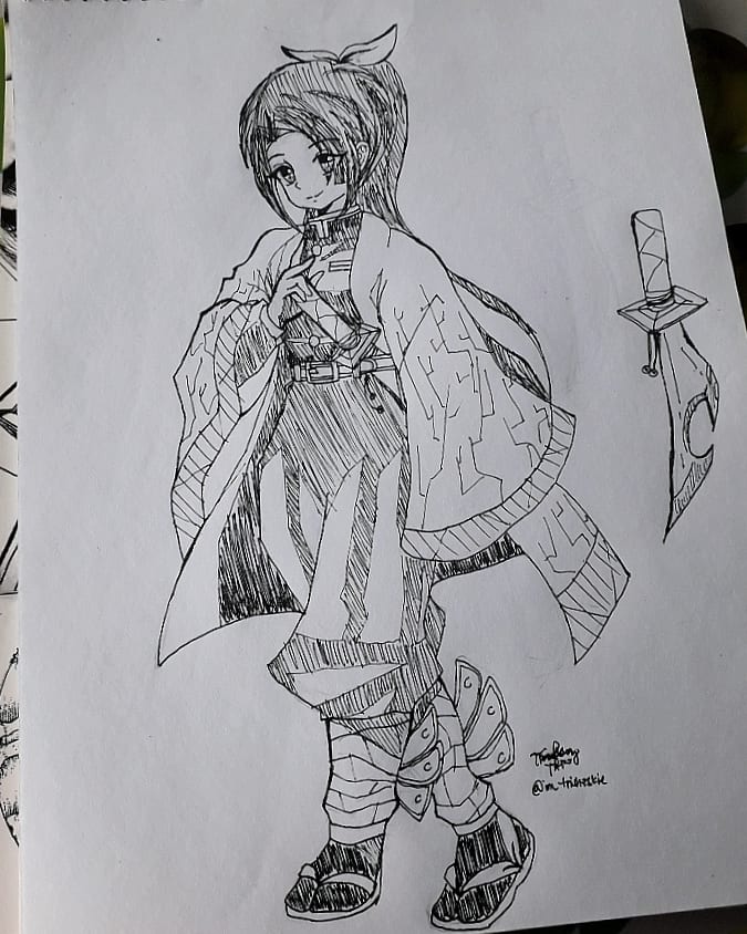 My demon slayer drawings