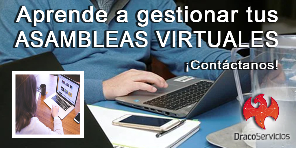 Las Asambleas  Virtuales ahora son una necesidad, evita el  #Covid19  ¡Contáctanos! por bit.ly/37R53d9 o llame a (57) 320 858 36 01 - (571) 316 09 01   
 
#dracoservicios #asambleasvirtuales #teletrabajo #QuédateEnCasa  #Covid19Colombia #bogota #cundinamarca #colombia