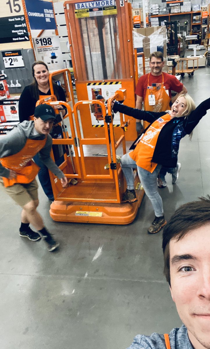 Teamwork right here!! 3 new Order Fulfillment Associates trained on our Ballymore. Thank you Will for being an awesome mentor w/ onboarding these great associates!! Proud to work with a team dedicated to drive great service! <a href="/HDNoblesville/">Home Depot Noblesville</a> <a href="/tbdavis62/">Tony Davis</a> @JAgnessTHD <a href="/brenten_ludlow/">Brenten Ludlow</a>