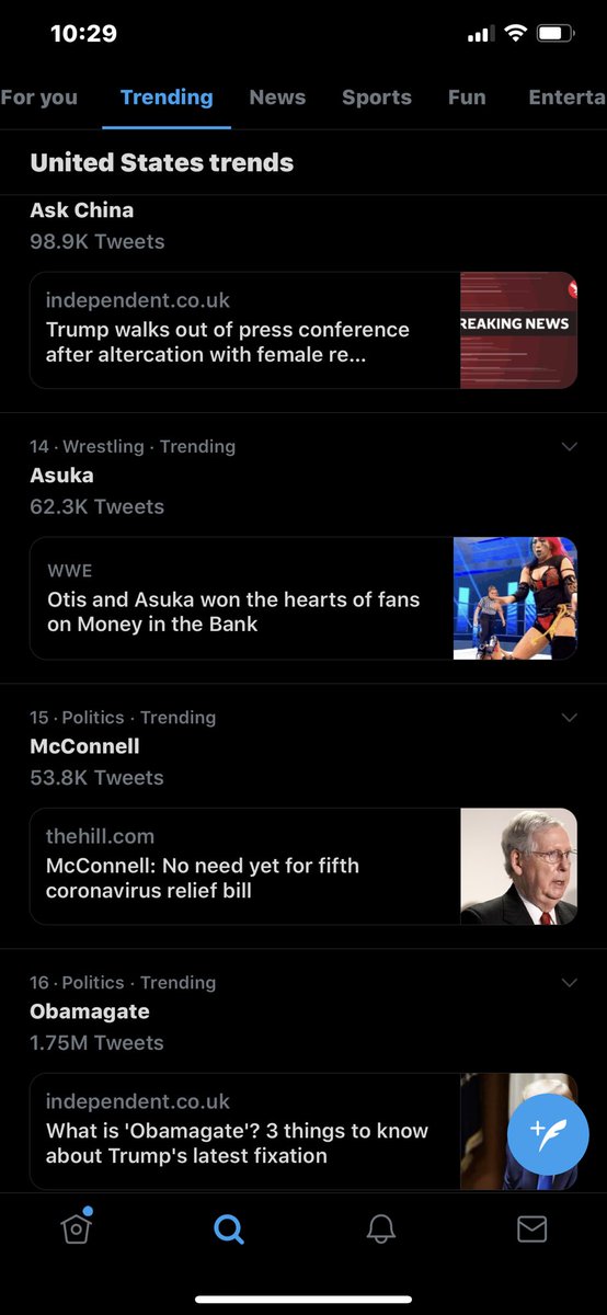 Hey @TwitterSupport how can #ObamaGate not be #1 with 1.75 million tweets?