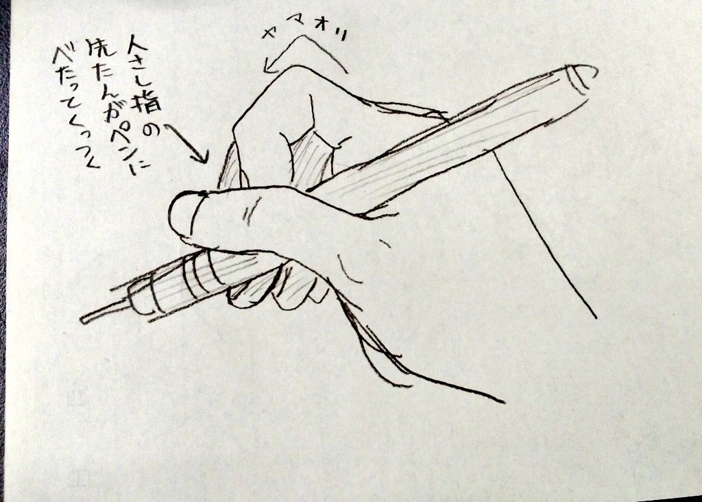 自分の手撮るより描く方がはやいわ 