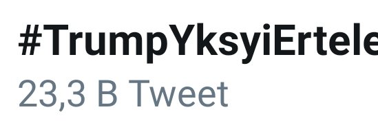 #TrumpYksyiErtele Samimi söylüyorum vazgeç kanka manyak olursun.
