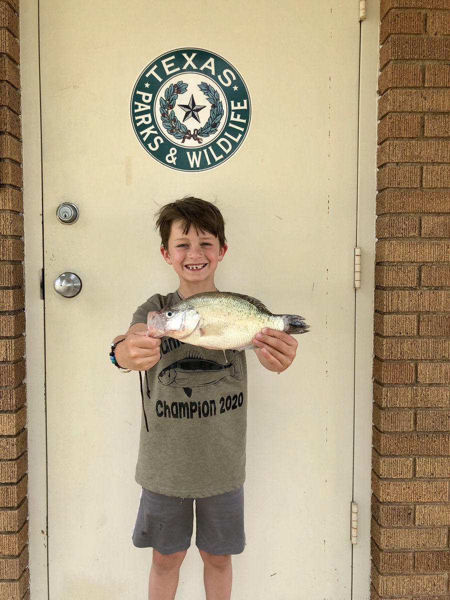 CorbinYoungFCA's tweet photo. This stud set 4️⃣ new #JuniorAngler #LakeRecords at Lake Bridgeport last weekend.
1️⃣ White Bass
2️⃣ White Crappie
3️⃣ Bluegill
4️⃣ Channel Catfish

*Kensler Cy now owns the #whitebass record at both Lake Bridgeport and Lake Fort Phantom Hill. 🎣🏆💪🏻
@TPWDnews https://t.co/r6wn8bvC3b