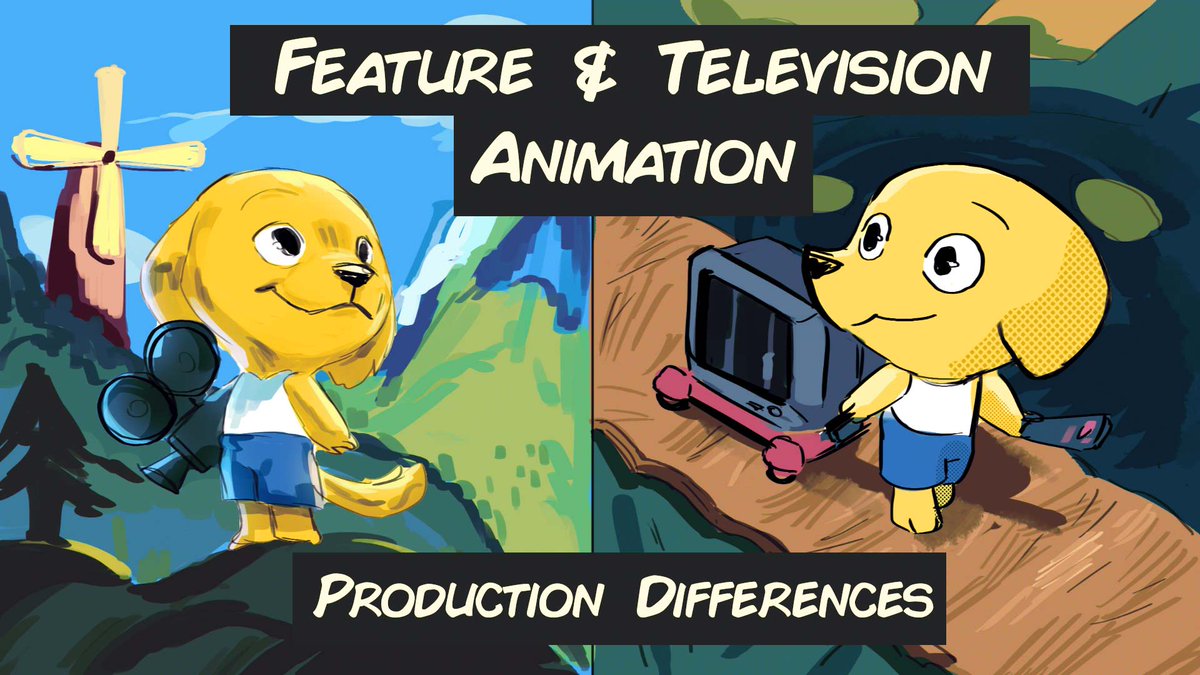 tonikopantoja's tweet photo. Made a video where I try to talk about the differences in working for feature animation and television animation. This is coming from one man's perspective, so if you guys have anything to say about similar experiences, feel free to share it!

https://t.co/FHK7pV7hYZ https://t.co/aSQygMwqKJ