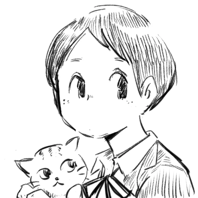 なんの目的もなく手癖で描いたラクガキ 