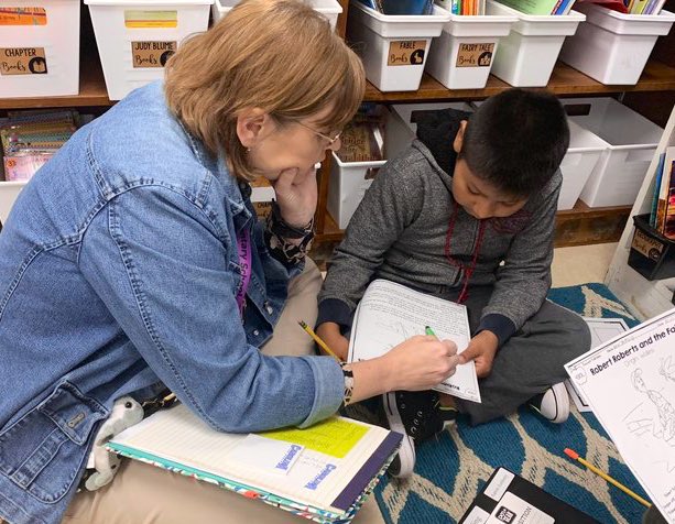 Teacher Appreciation Spotlight! Mrs. Kathryn Wilson has pushed herself out of her comfort zone this yr! She’s not afraid to try new things in her classroom! Always encouraging! Always positive! She cares about others &amp; supports her teammates! We appreciate you <a href="/Kathryn71268784/">Kathryn</a>!