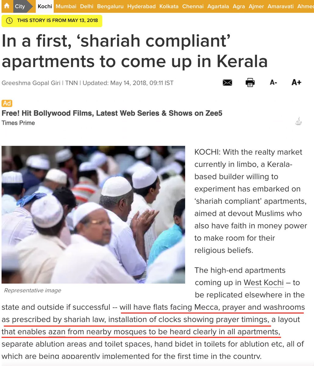 SWABHIMANY's tweet photo. + In India, now there are properties selling, which are halal-certified.

If we doesn't raise our voices now, then soon there will be shops &amp; mega stores near our houses, where 100% items will be halal certified only. And that money will be use for jihad against us only.

 7/n https://t.co/6LdEoF7CBL