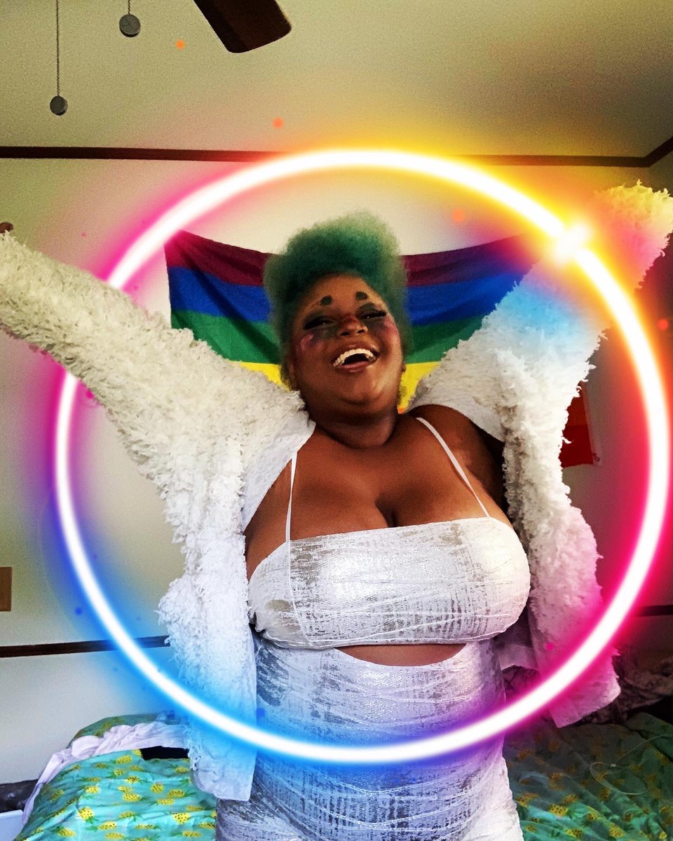 Pickled_Pea's tweet photo. I cant wait for pride.

#pocmodel #pocselfie #poccosplayer #blackgirlmagic #blackcosplayer #blackgirlcosplayer #plussizemodel #selfie #plussizecosplay #blackbeauty #makeupnoobie #covidselfcare #blackisbeautiful #makeup #pride🌈 #pansexualpride #rainbowbaby #rainbowmakeuplook https://t.co/AEfdpX40F8