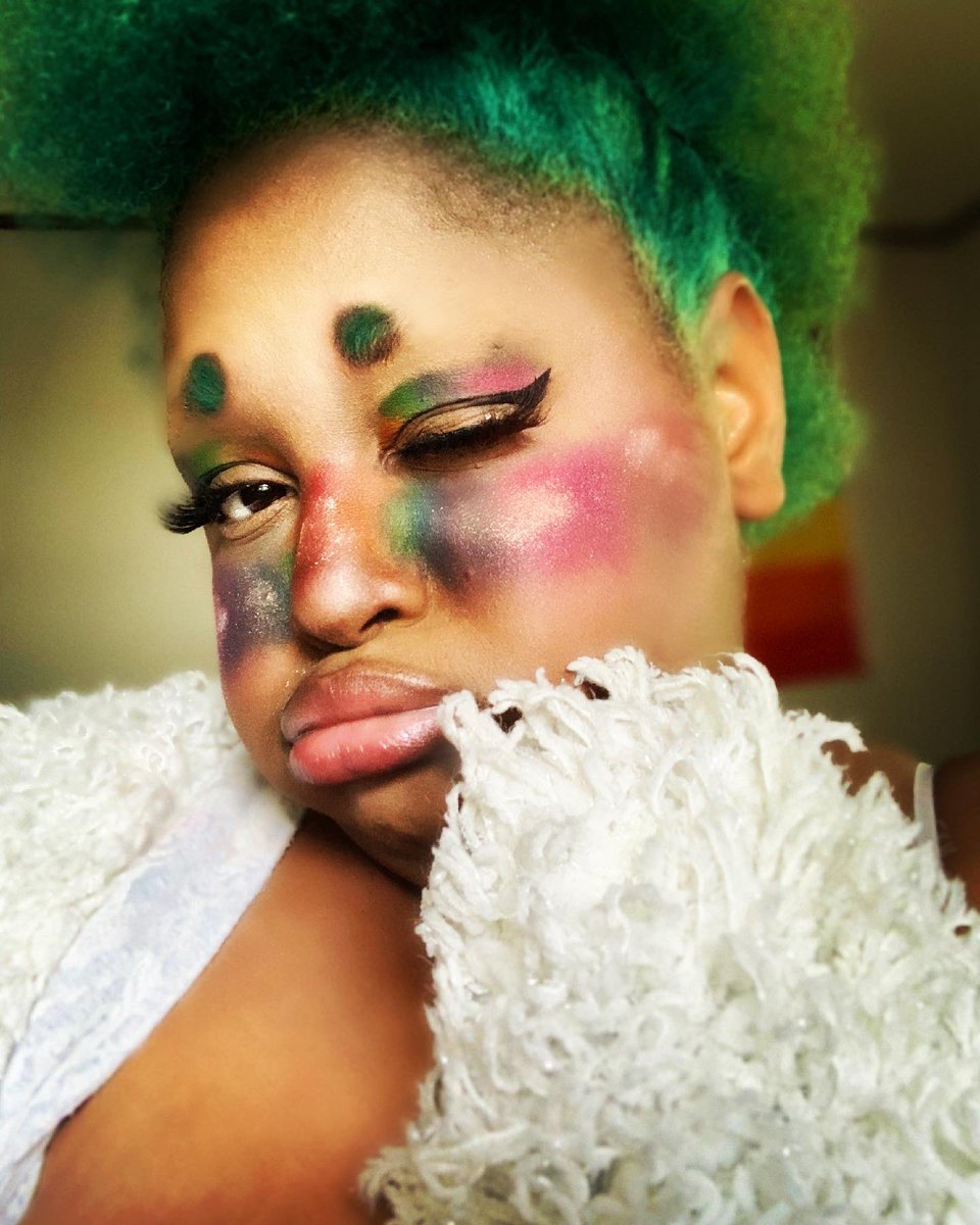 Pickled_Pea's tweet photo. I cant wait for pride.

#pocmodel #pocselfie #poccosplayer #blackgirlmagic #blackcosplayer #blackgirlcosplayer #plussizemodel #selfie #plussizecosplay #blackbeauty #makeupnoobie #covidselfcare #blackisbeautiful #makeup #pride🌈 #pansexualpride #rainbowbaby #rainbowmakeuplook https://t.co/AEfdpX40F8