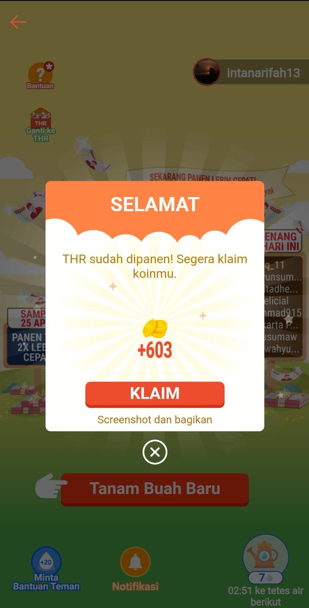 Intanarifah13's tweet photo. Bismillahirrahmanirrahiim berkah dibulan Ramadhan😊
#ShopeeTanamTHR10M https://t.co/DAeAjXooh2