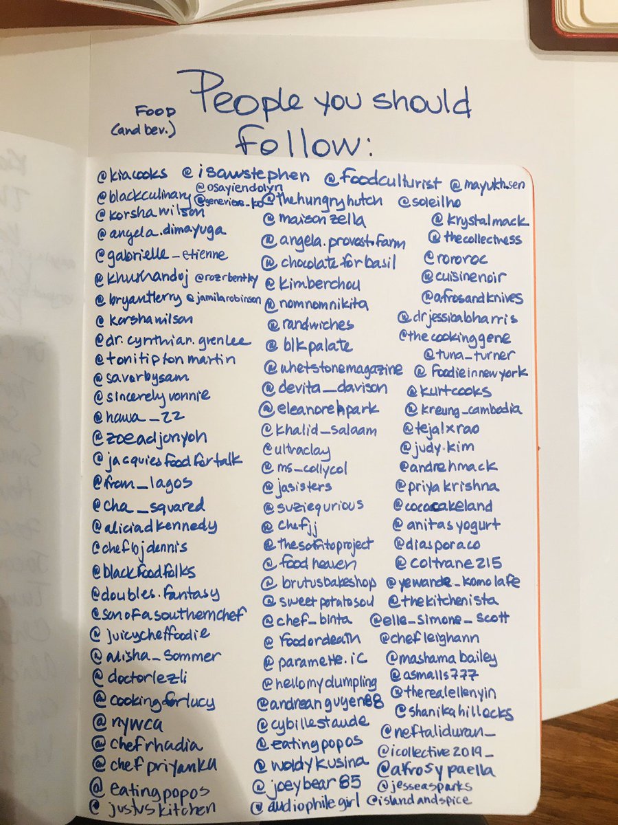 Here’s my take. Please follow these talented people in food &amp; beverages &amp; farming ...