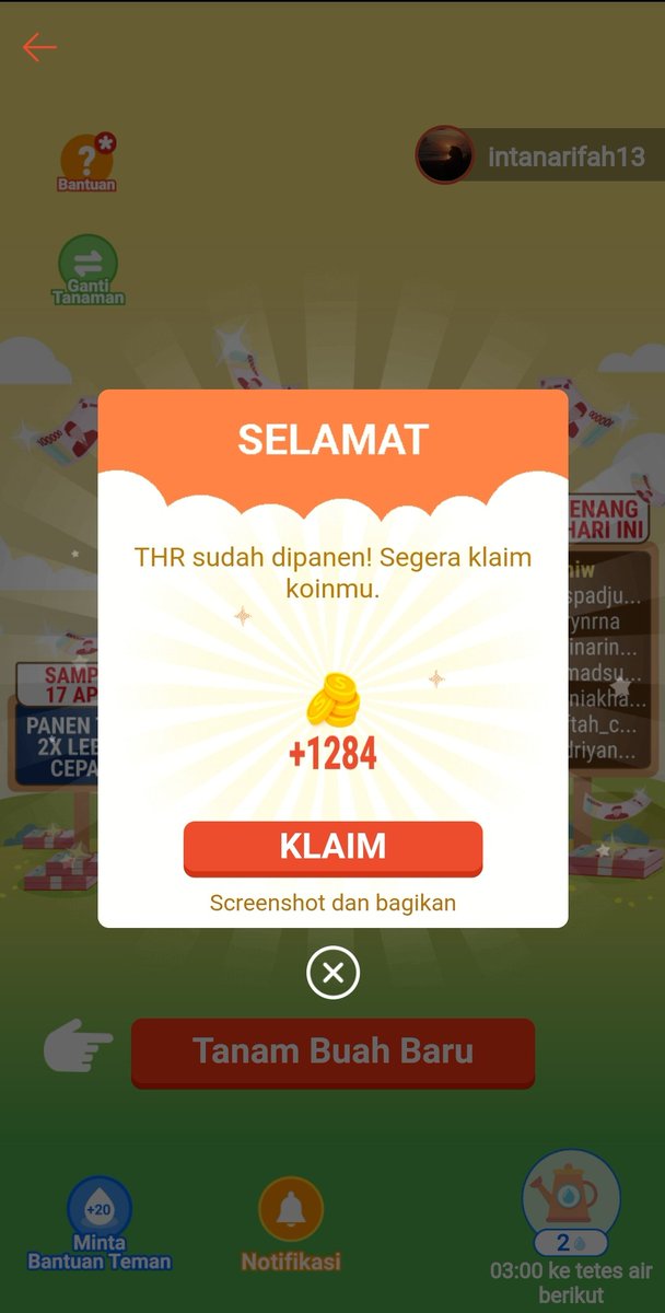 Intanarifah13's tweet photo. Bismillahirrahmanirrahiim, semoga beruntung di bulan Ramadhan ini aamiin
#ShopeeTanamTHR10M https://t.co/mkoLdvW1hq