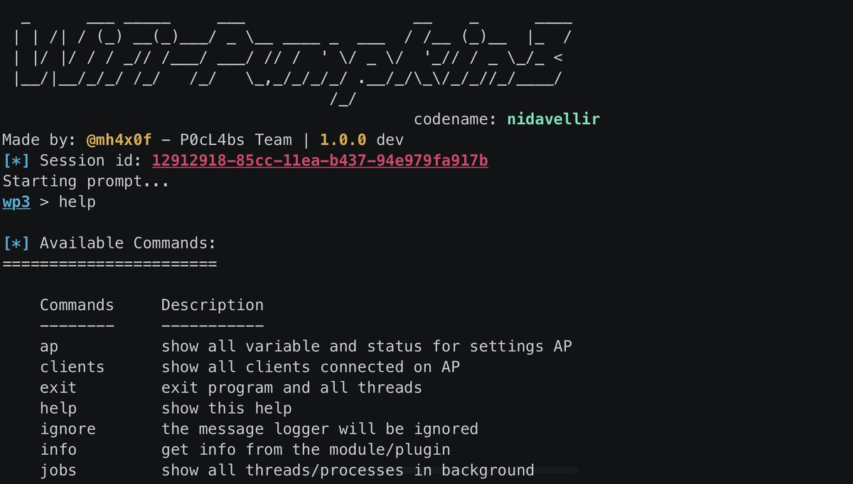 DragonJAR's tweet photo. La nueva versión de wifipumpkin, ha llegado con más y mejores técnicas de post explotación para redes wifi, agregándole este apartado a su ya conocido proceso de automatización de acceso a redes inalámbricas.. ¿lo probaste?, cuantanos como te fué con él https://t.co/gtaHYYy3OT https://t.co/74zNHcV6AW