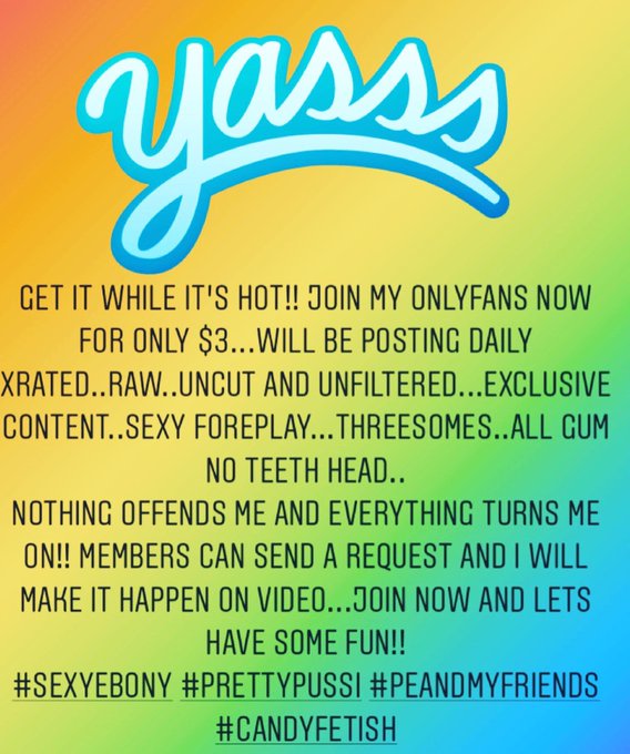 Only $3 for my onlyfans!!! SIGN UP TODAY #onlyfansgirl #Onlyfansdiscount #onlyfanspage https://t.co/<a href="/tag/onlyfansgirl"class="tags">#onlyfansgirl</a><a href="/tag/onlyfanspage"class="tags"><span>#onlyfanspage</span></a><a href="/tag/onlyfansdiscount"class="tags"><span>#onlyfansdiscount</span></a>
