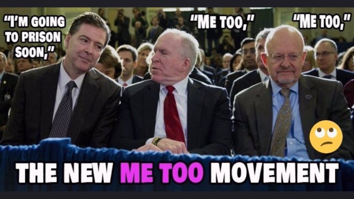 taralynne3578's tweet photo. @YoungDems4Trump @TallahForTrump The new #Metoomovement 🤣🤣 #ObamaGate #ObamaForTreason https://t.co/EbN2Avl1Ct