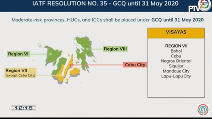 ANCALERTS's tweet photo. @arianne_merez Meanwhile, here are the areas under General Community Quarantine (GCQ) until May 31, 2020. #COVID19Quarantine https://t.co/DoH11ELcVq