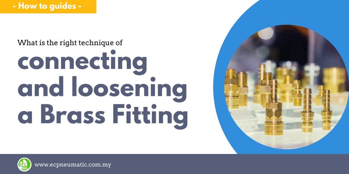 ECpneumatic's tweet photo. [HOW TO GUIDES] Keen on learning the right technique of connecting and loosening a Brass Fitting?

Read here >> https://t.co/cSGAV9SHg6

#Pneumatic #BrassFitting #Automation #KnowlegeSharing https://t.co/z49DKK3Jr4