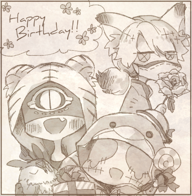 @namepu_no_joker
これでメッセージ届くのかしら…?
ながれたさんお誕生日なのですね おめでとうございます!
やりたいことたくさんのたのしい一年になりますように 今日も良い一日を!