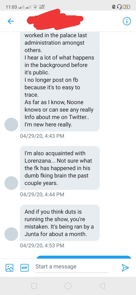 chadrhic's tweet photo. Convo with someone who has knowledge with what's happening outside of the Covid19 issue. https://t.co/8YF8Y5I1Q0