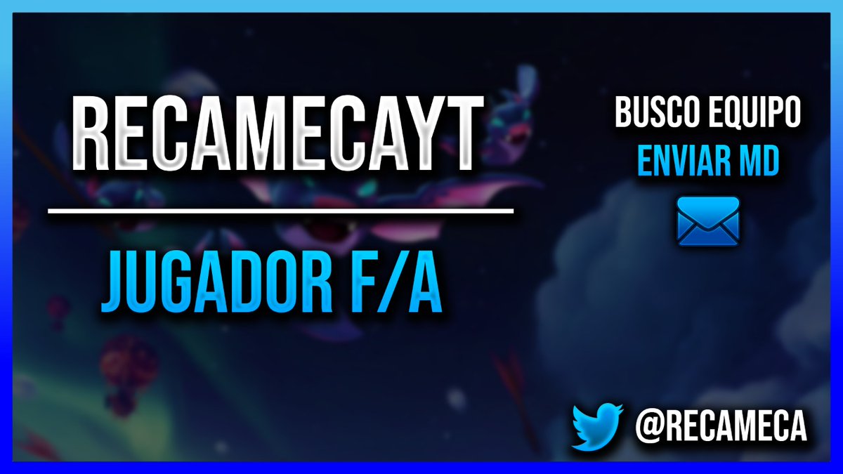 Luego de un tiempo estoy en busca de equipo de nuevo, principalmente necesito entrenar full para participar en ligas ya que siento mi nivel un poco bajo, estaré atento al MD