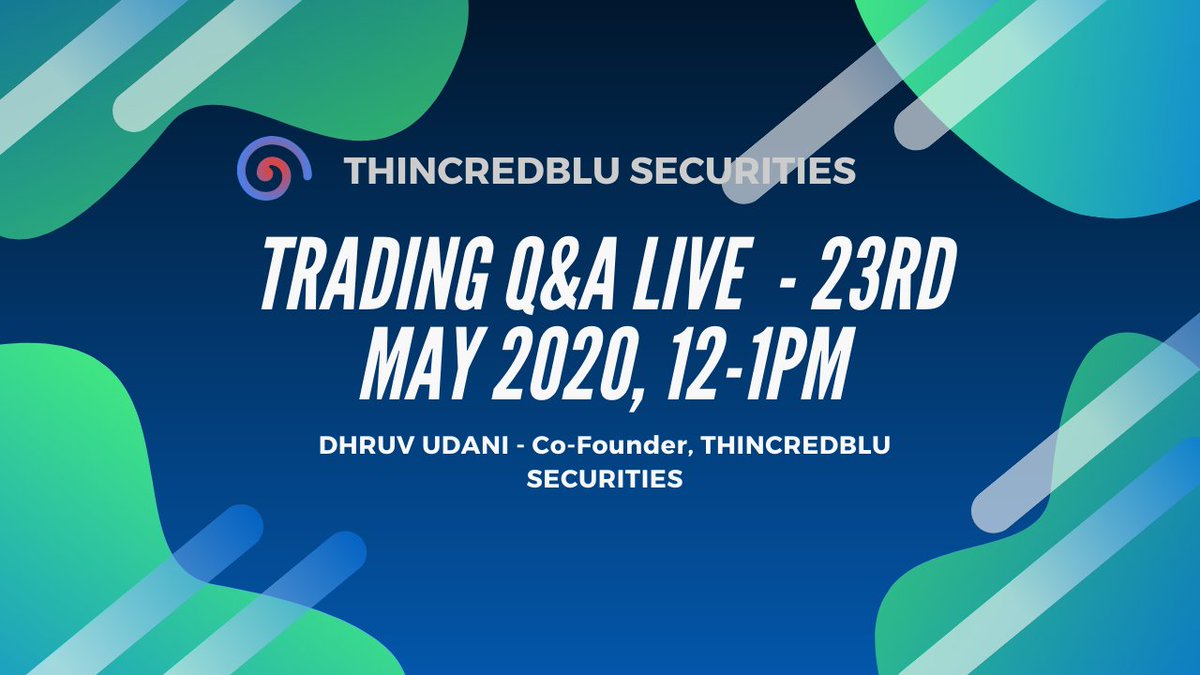 thincredblu's tweet photo. Join us on Saturday 23rd May 2020 for a live Trading Q&amp;A
https://t.co/12Xp55wNpd https://t.co/N4URnbcKkX