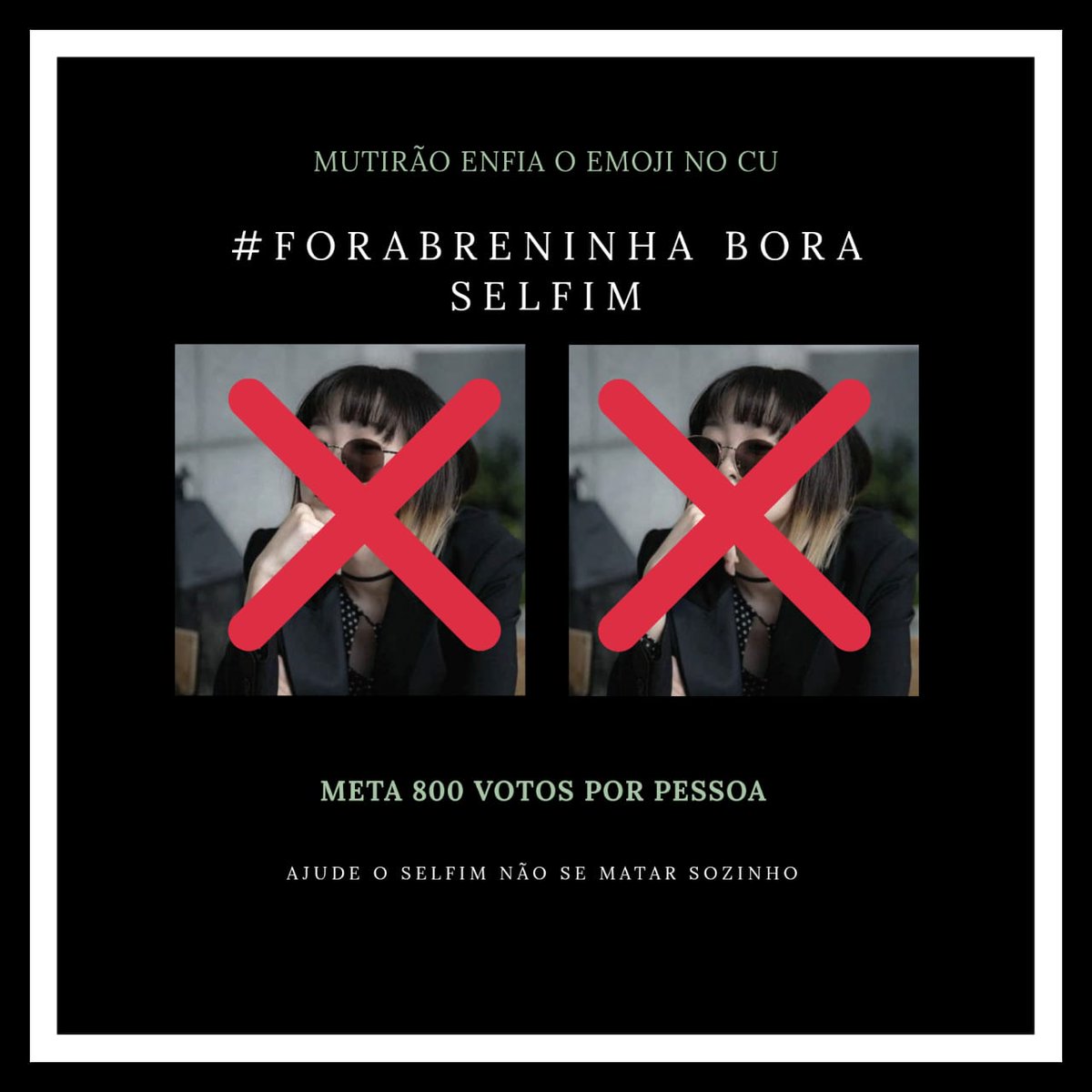 smbielz's tweet photo. MUTIRÃO ESSA É PELO MEU TIME INICIADO
- 13:00 mandem um tweet enviando os votos nesse mesmo tweet
- o voto é pra eliminar, então #ForaBrena
#TeamSelfim #TeamBiel
Link: https://t.co/0cvVuq7g3G https://t.co/3P9YcSNQl0