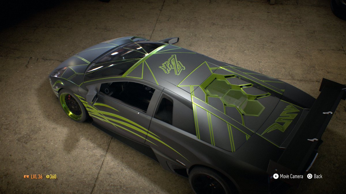RevolvingPotato's tweet photo. Yo!!! My Wrap on the 2015 @NeedforSpeed game that i made a few weeks ago is finally trending #9 on ps4 :D #needforspeedwrap #CarPaintJob #CarDesign https://t.co/Ozg4hRskeh