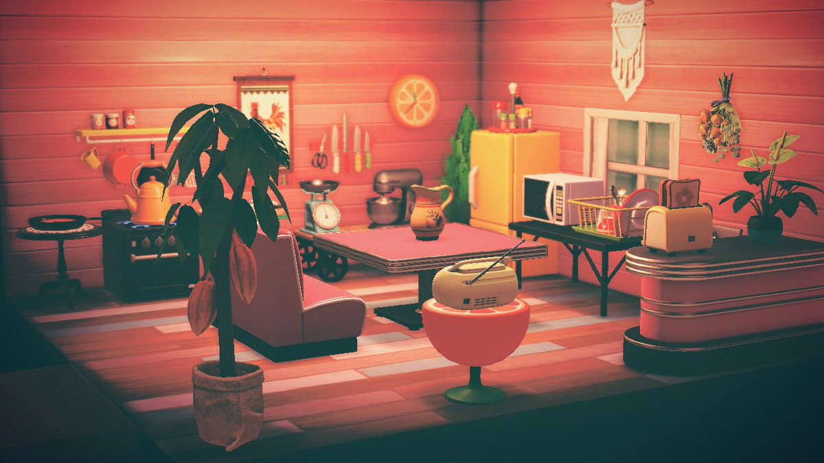 AmethystPlaysAC's tweet image. Views of a non- #ironwood kitchen #AnimalCrossingNewHorizions #acnh  #ACNHisland #acnhinspo