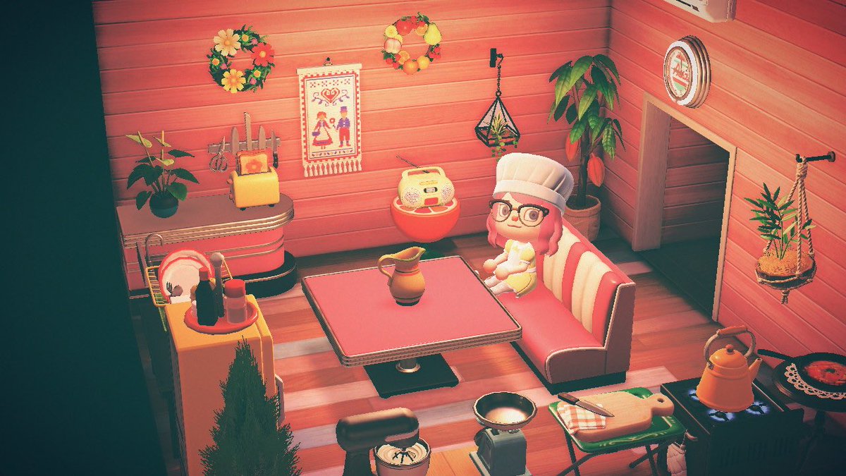AmethystPlaysAC's tweet image. Views of a non- #ironwood kitchen #AnimalCrossingNewHorizions #acnh  #ACNHisland #acnhinspo