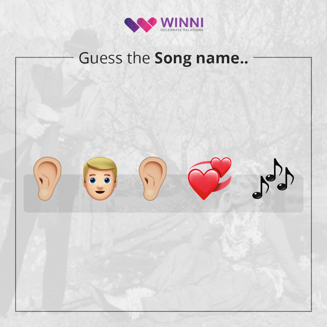 tag alias modtagende Winni on Twitter: "Fun Quiz! Guess🤔 the iconic #Bollywood song following  these simple hints? Give the right answer in the comments below using  #Winni & #WinniGifts Tag your friends and family &