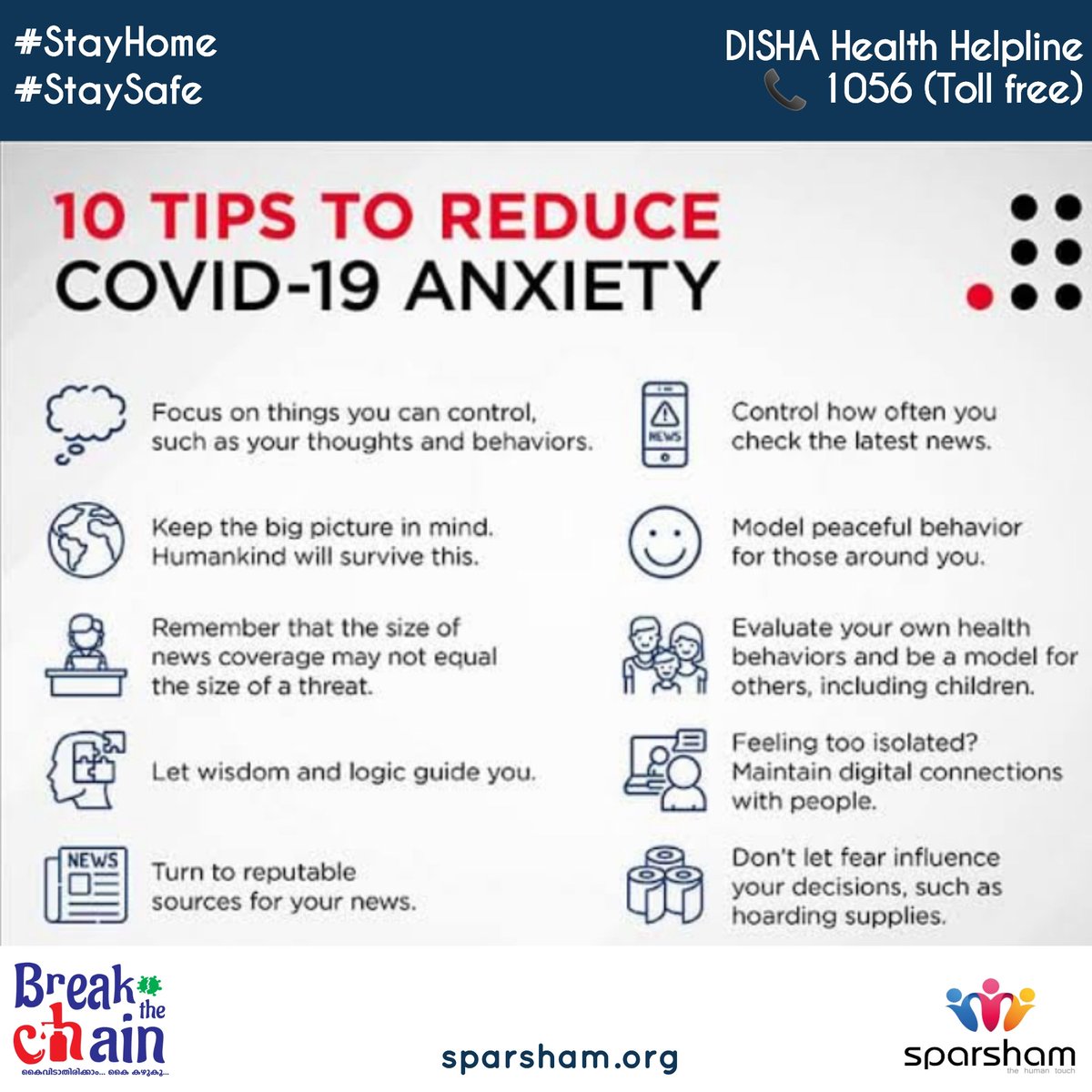 sparshamorg's tweet photo. Tips to reduce anxiety
.
.
.
.
.
.

#tipstohandleanxiety #tips
#anxietyrelief #anxiety #anxietyawareness
#BreakTheChain #StayHomeStaySafe #stayhome #sparsham #covid19 #sparshamorg #corona #sparshamcharitablesociety https://t.co/Iw2TRTanta