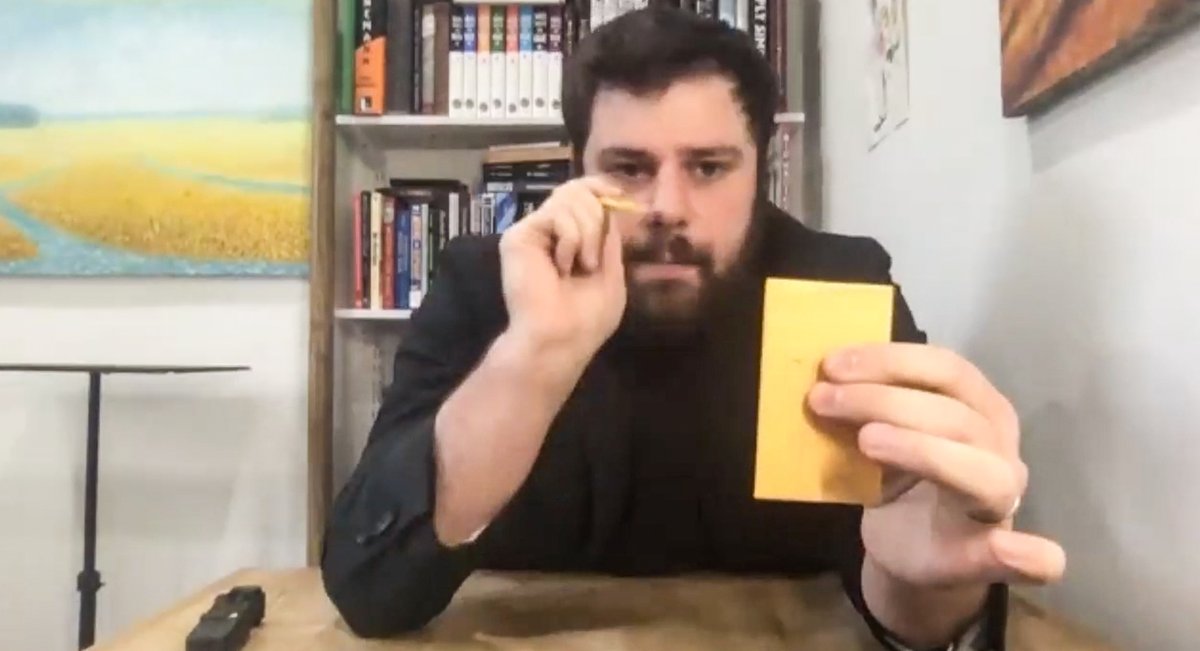 HarrisonKramer_'s tweet image. What does a Virtual magic show look like? It looks like this! #harrisonkramer #virtualmagicshow #ZoomMagician