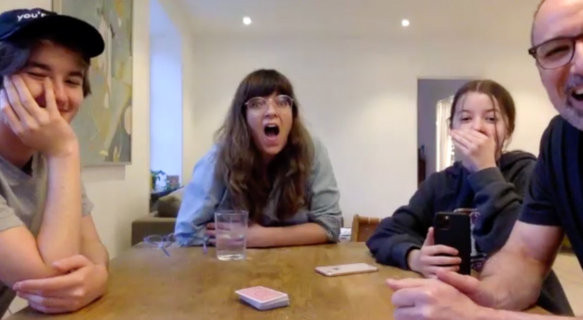 HarrisonKramer_'s tweet image. What does a Virtual magic show look like? It looks like this! #harrisonkramer #virtualmagicshow #ZoomMagician