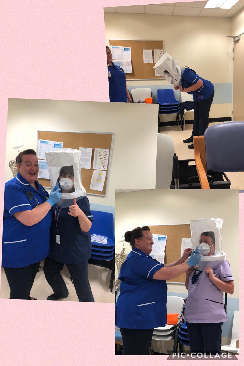 teammsknuth's tweet photo. “Nurses do a job that most of us couldn’t and can even raise a smile in the darkest times.” So on this International Nurses Day, here is our fantastic matron and incredibly talented specialist nurses having some fun while being fit tested ensuring all our patients are kept safe! https://t.co/Vg7yVcOgI1