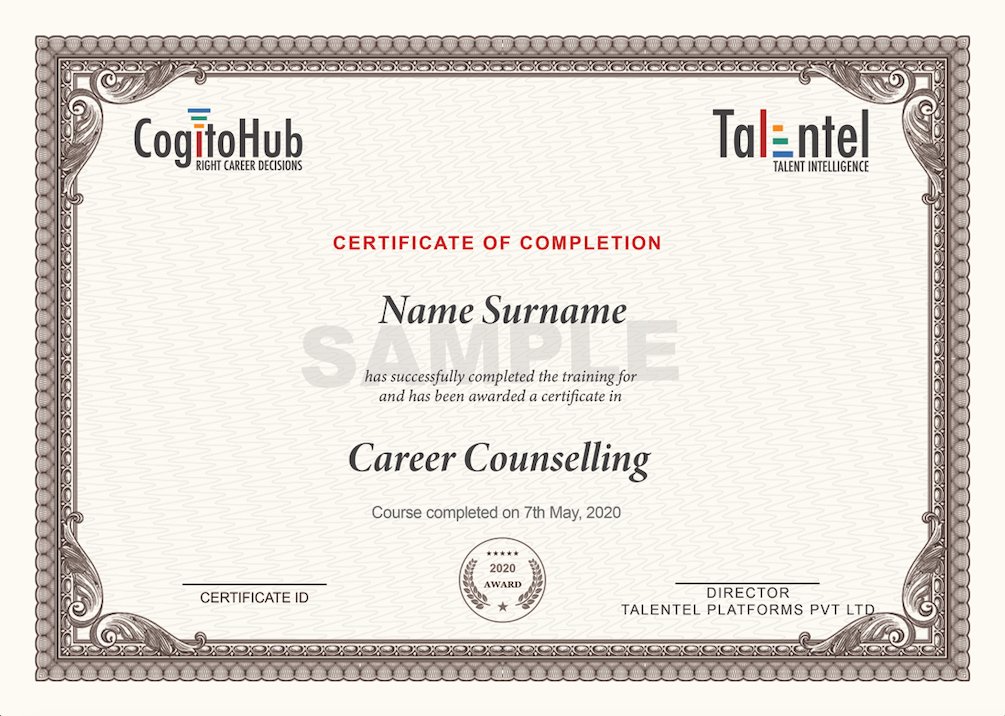 CogitoHub's tweet photo. https://t.co/1G4VKhkLlt is conducting ‘Counsellor Training &amp; Certification’ on the Changing World of Careers during and beyond COVID-19. Training will cover the following:
• Understanding the World of Careers and Impact of COVID-19
• Effective Counselling: Approach &amp; Challenges https://t.co/sNz8PrMUeZ