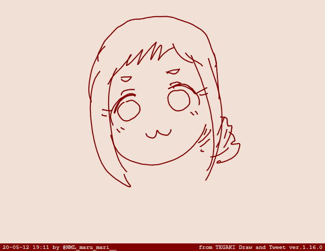 やっぱペンタブだね #tegaki_dt 