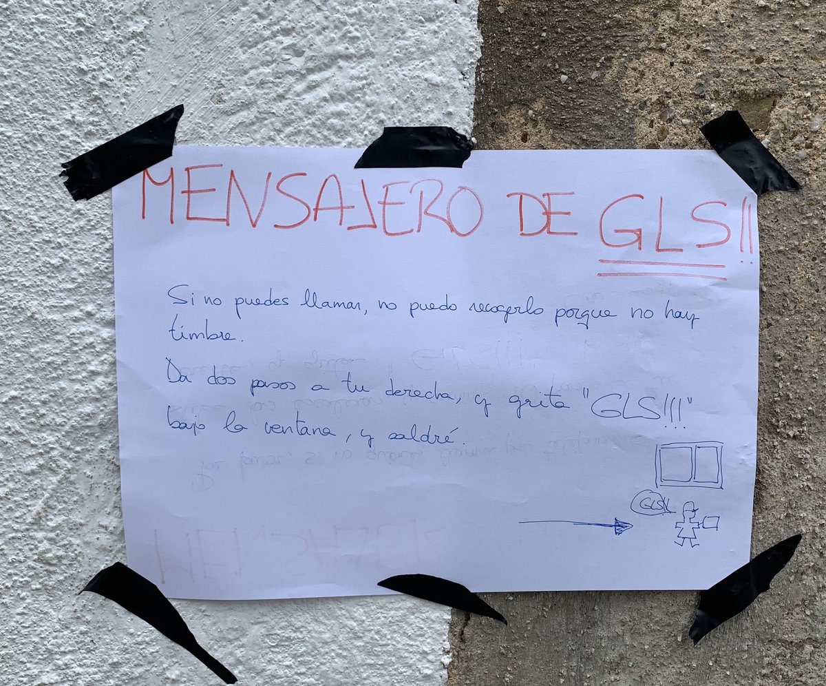 evitacab's tweet photo. @GLS_clientes @GLS_clientes lo que hay que hacer para que la avisen a una. A ver si esta vez tengo más suerte. 🙏 https://t.co/HYInPU5JaW