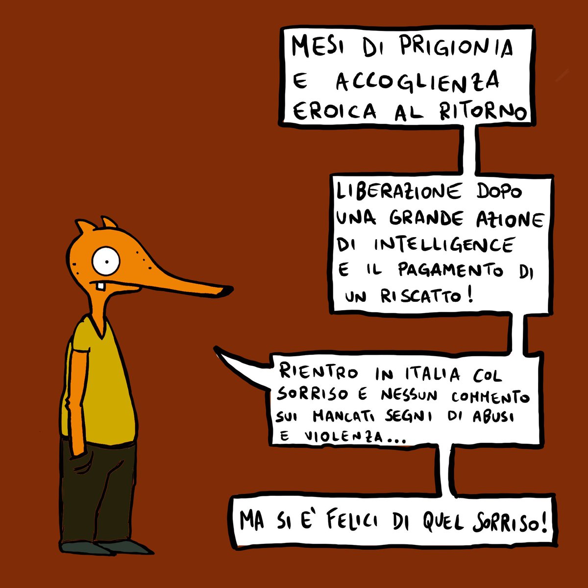 Volpetti1's tweet photo. #SilviaRomano #SilviaRomanoLibera #marò #Fase2 #FaseDue #Intelligence #volpetti #remo https://t.co/HV6lu9i34x