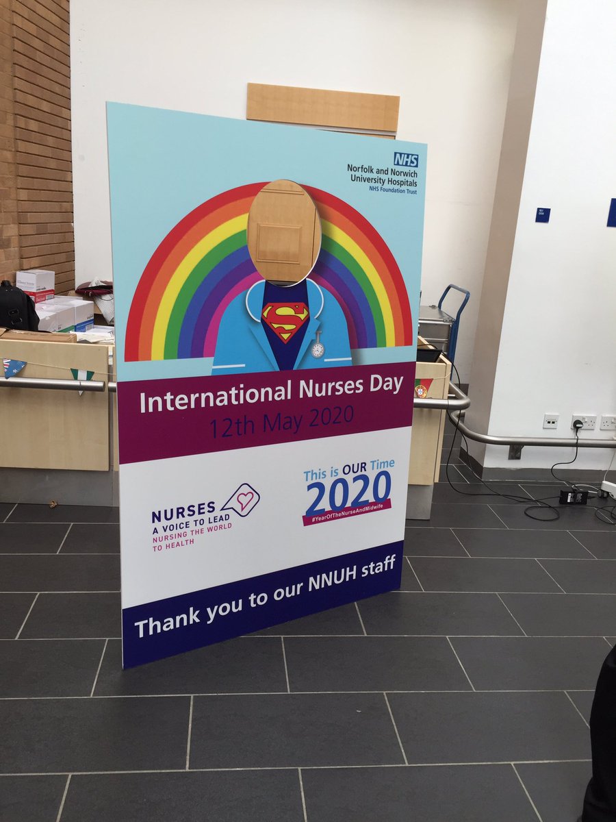 It’s lovely to see the NNUH celebrate International Nurses Day &amp; we could be part of this by designing the banner and the photo stand up board #Thankyou  #NursesDay2020 #NNUH <a href="/NNUH/">Norfolk and Norwich University Hospitals</a> @NNUHCharity <a href="/NNUH_ClinSupp/">NNUH Clinical Support Services Division</a>