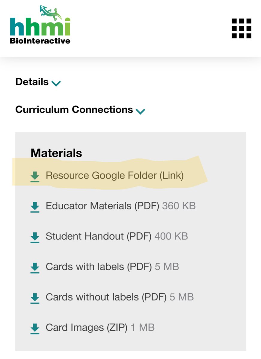 geoscigurl's tweet photo. 💭This is appreciated. TY. Teachers before filling out form, make sure the resource does not already have a Google folder link in the "Materials" box (see below). You will need to go to @BIOINTERACTIVE website to do this. #onlinelearning #science #InstructionalTools https://t.co/IUVa1natCO