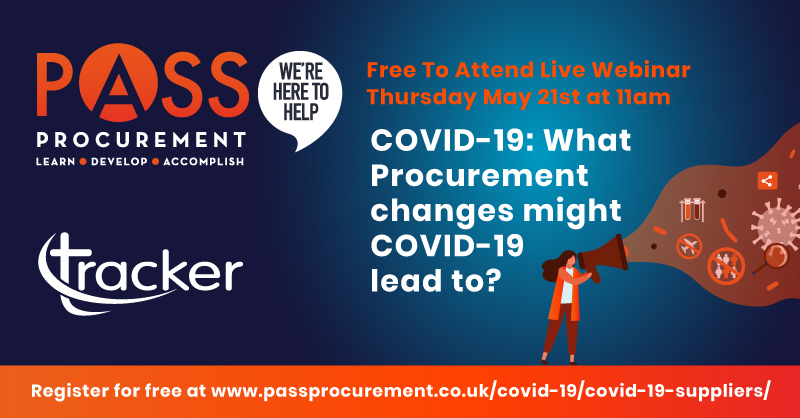 PASSprocurement's tweet photo. This webinar considers some of the issues that are likely to be at the forefront of buyers minds in the coming months, as they extend or renew contracts and identifies some issues contractors might need to consider.

Register here: https://t.co/Vr6ZYuXsC6 https://t.co/GNlrIsqlZ9