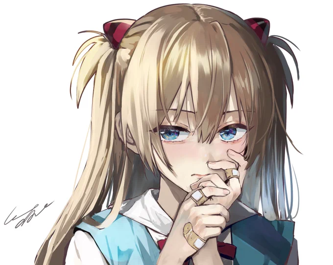 エヴァ観たんですけど絆創膏してるの可愛かった 