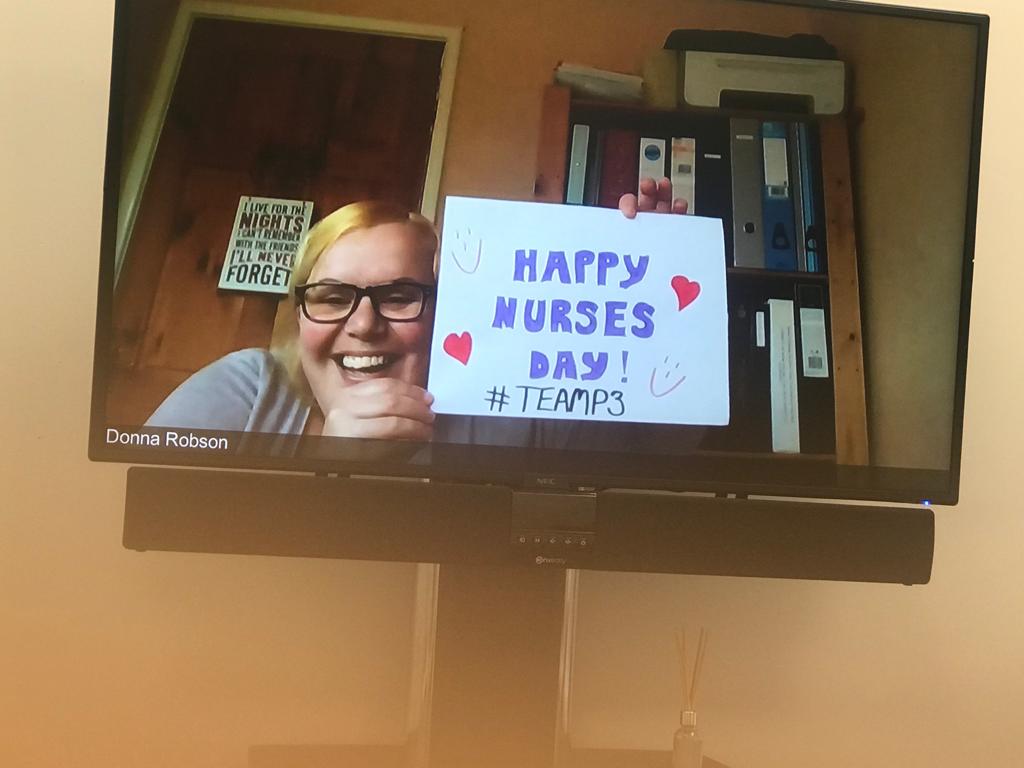 ClinicalP3's tweet photo. Lovely surprise today at this mornings team zoom meeting.@Donald_1983 @NewcastleP3Unit @mawdes https://t.co/gCgGApTAZN