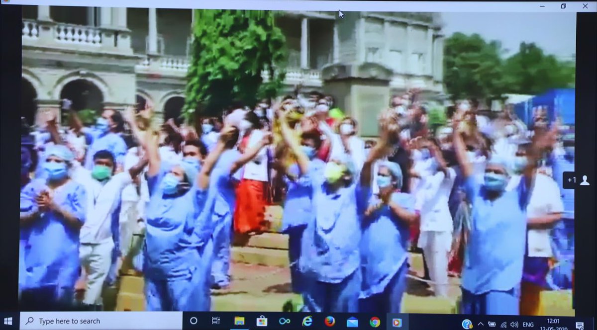 drharshvardhan's tweet photo. इस दौरान मैंने @MoHFW_INDIA में Trained Nurses Association of India (TNAI) द्वारा नर्सों पर निर्मित एक short film भी जारी करी। इस अवसर पर नर्सों का एक प्रतिनिधिमंडल भी उपस्थित था।

#NationalNursesDay #NursesDay2020  @PMOIndia https://t.co/gPlQmInu70