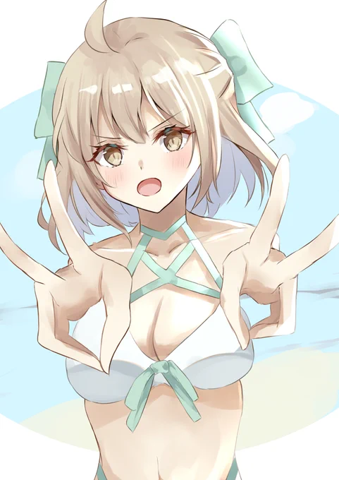 水着の落書き 