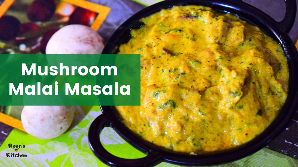 RoonsKitchen's tweet photo. New Video Live on YouTube.
How to cook Mushroom Malai Masala Restaurant Style
https://t.co/F5In8rOZZ3
#RoonsKitchen #MushroomMalaiMasala https://t.co/yLd8jajFyj