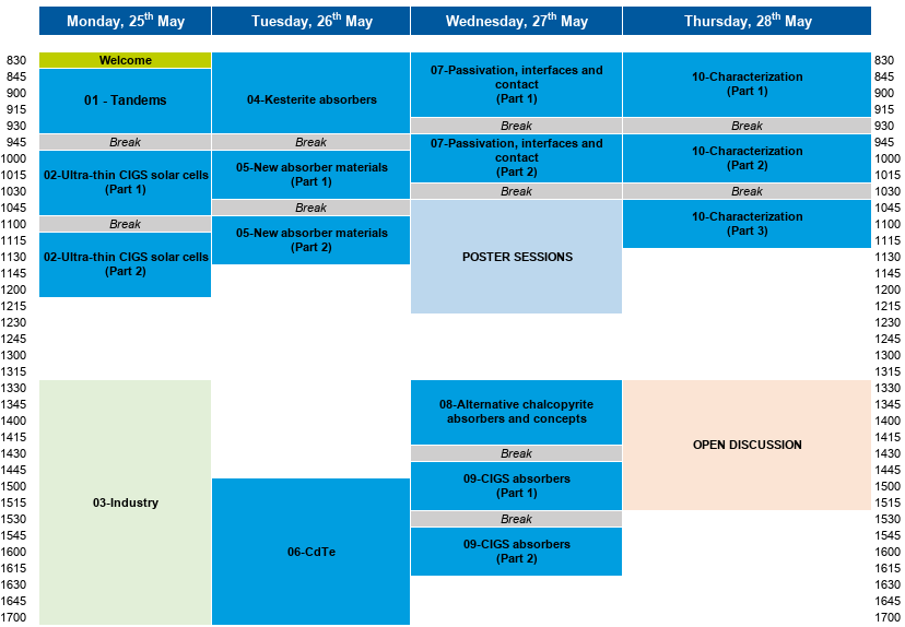 SPM_unilu's tweet photo. 🚨Free Registration for the first Virtual Chalcogenide PV Conference is now open !
📆25th - 28th May 2020
▶️Program: https://t.co/2ZEM8Mv9vM
📜Present your poster and try to win the best poster prize 🏆: https://t.co/8GPidJe3Oc
#vCPVC2020 #chalcogenide #cigs https://t.co/CqSVpyYb5I