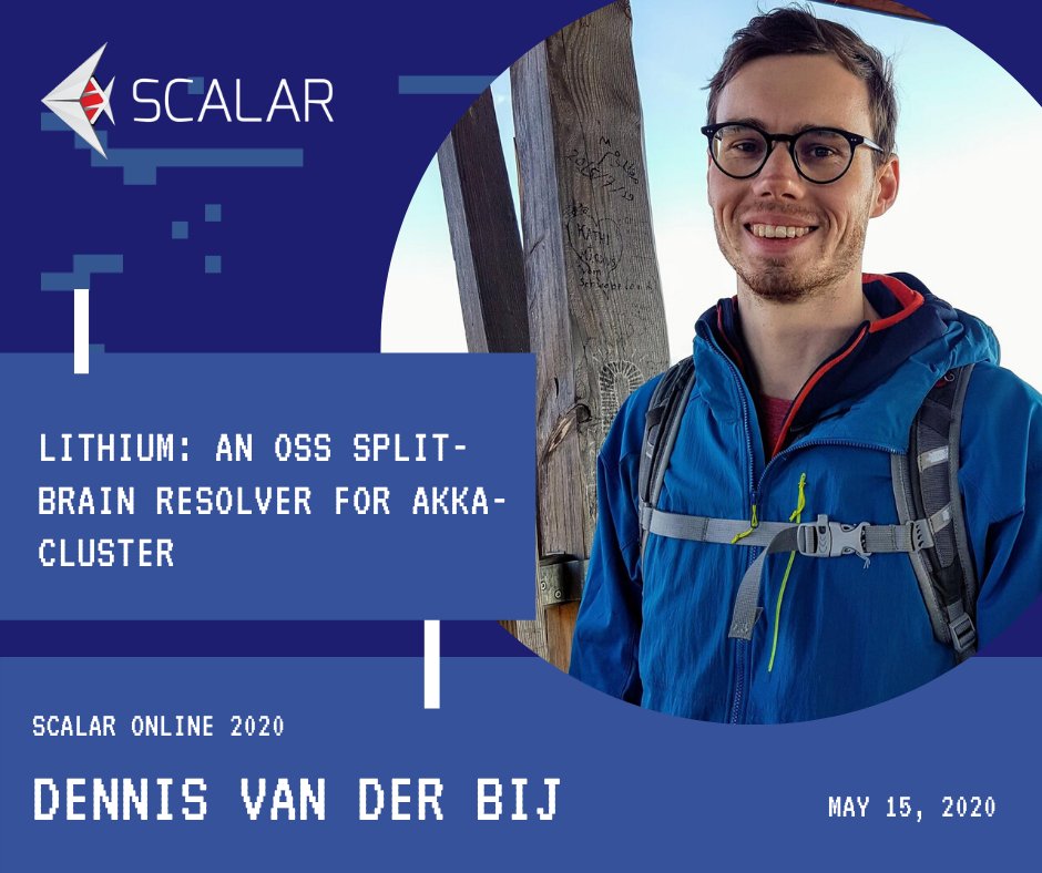 scalarconf's tweet photo. Explore Lithium: an OSS split-brain resolver for Akka-Cluster during a talk by @MrDnX  at #ScalarOnline 🔥 

More info and tickets here ⤵️ https://t.co/4vosTirRhz
#scalar2020 #FP #Scala #event https://t.co/KrSpxcTXQT